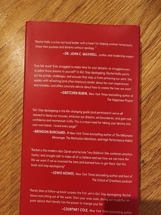 Rachel Hollis Girl Stop Apologizing Hardcover Self Help Book - Picture 7 of 10